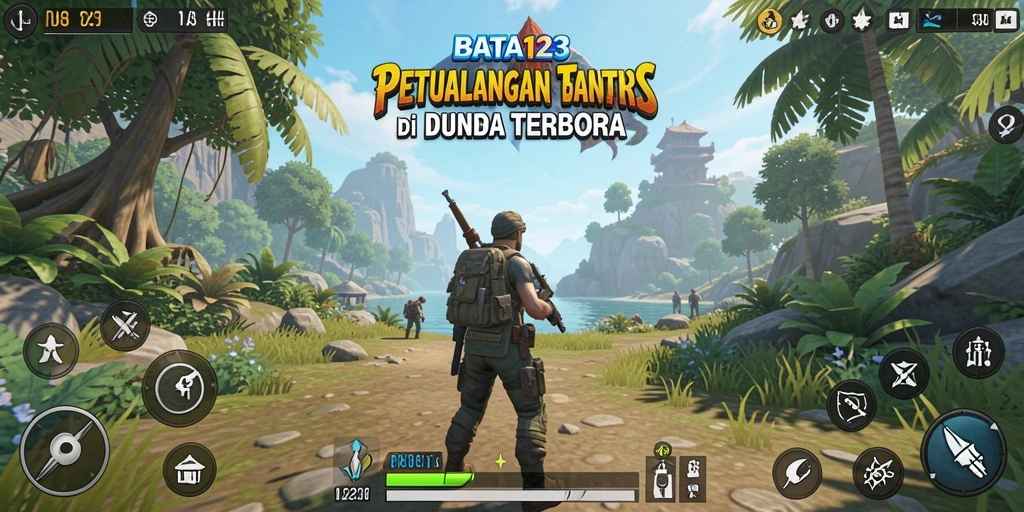 Tampilan gameplay BATA123 yang memukau di dunia terbuka.