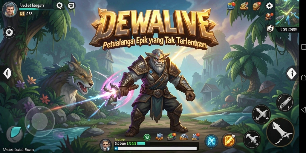 Gameplay seru dalam dunia petualangan DEWALIVE