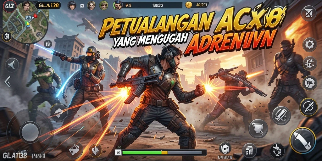 Tampilan menakjubkan dari gameplay ARPG GILA138 yang mendebarkan.
