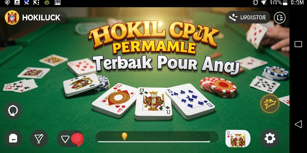 Gameplay seru HOKILUCK dalam memainkan Gaple secara online.