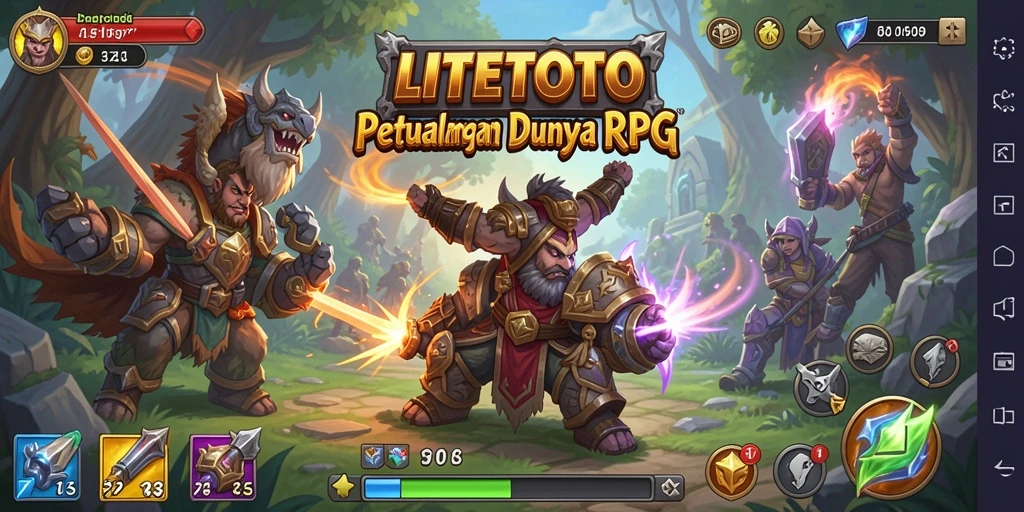 Gameplay seru di LITETOTO dengan pertarungan yang mengasyikkan.