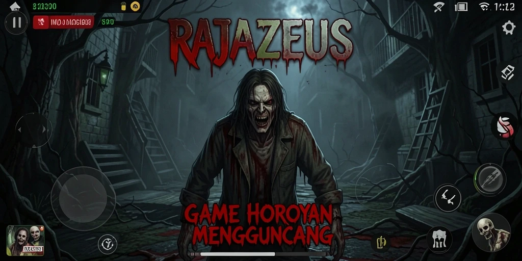Gameplay menakutkan dalam dunia kegelapan RAJAZEUS.