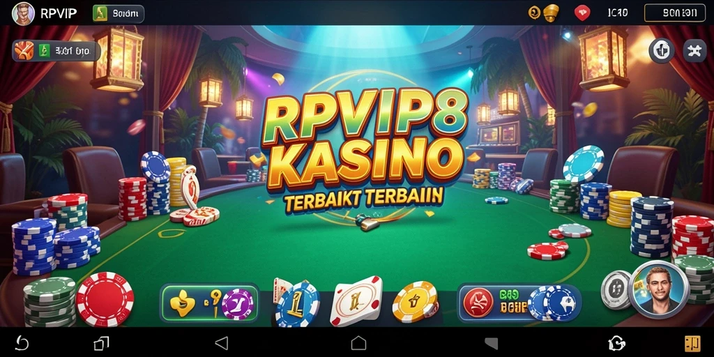 Tampilan gameplay RPVIP8 menampilkan keseruan permainan Kasino.