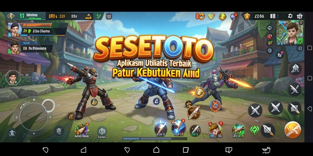 Tampilan utama SESETOTO yang memudahkan akses fitur Utility.