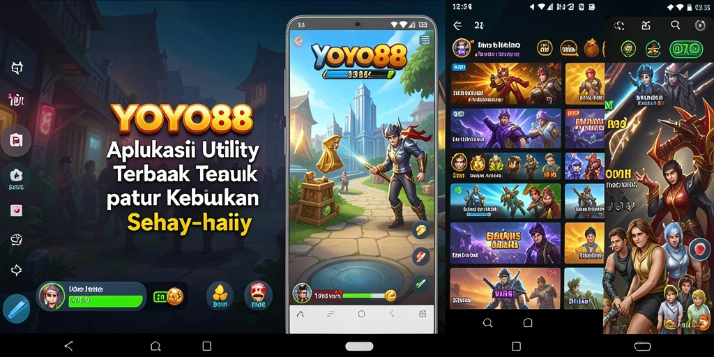 Tampilan antarmuka <strong>YOYO88</strong> yang intuitif dan fungsionalitas Utility.